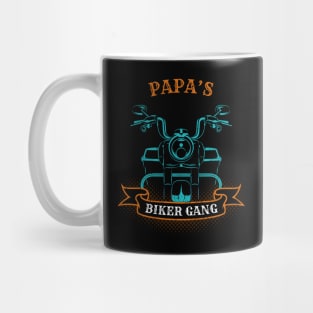 Papa's Biker Gang Father's Day Mug